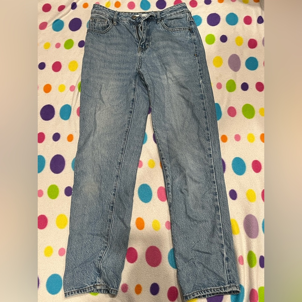 PACSUN high waisted straight leg mom jeans size 24